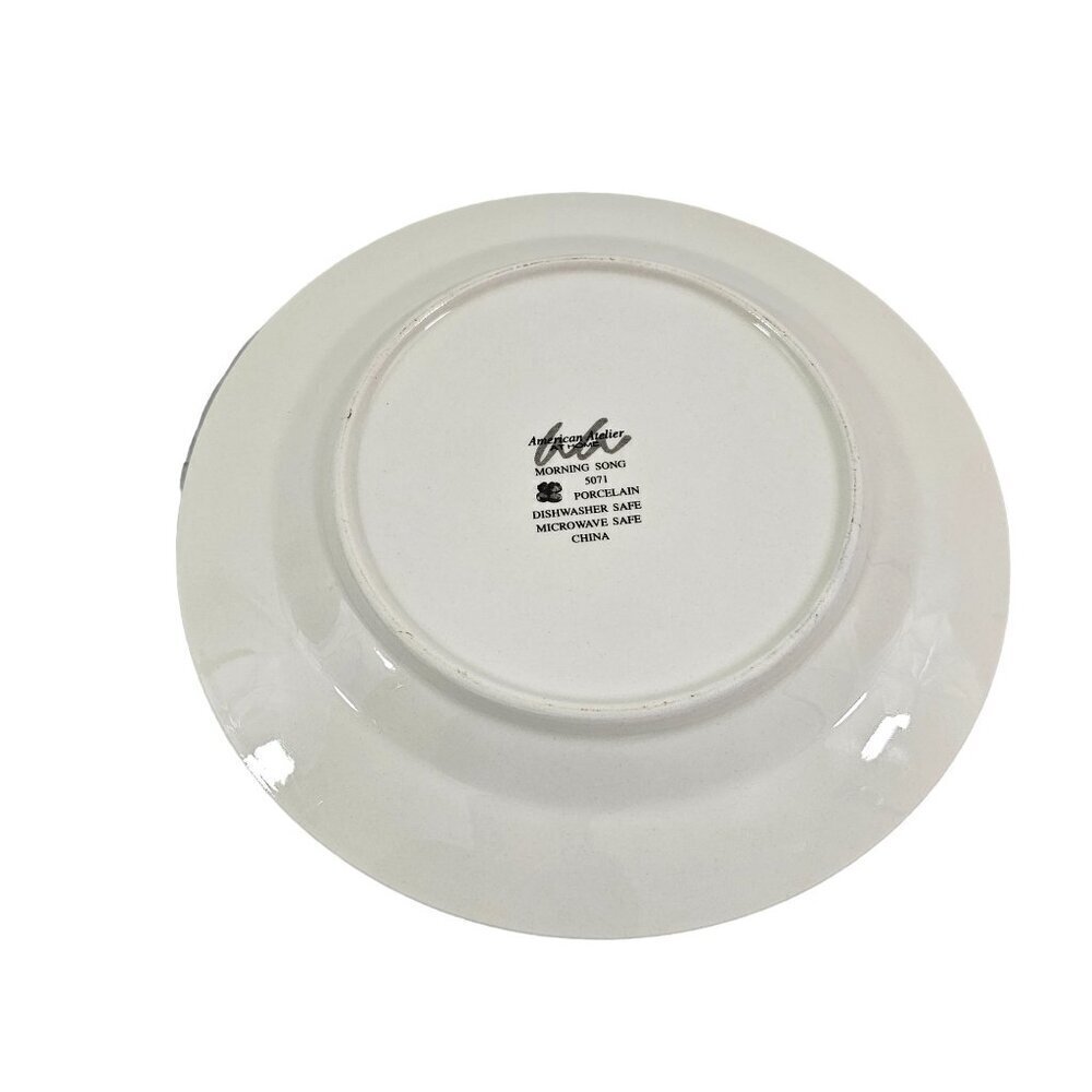 American Atelier At Home Morning Song Bird Salad Luncheon Plates – Set of 3 - Picture 4 of 16